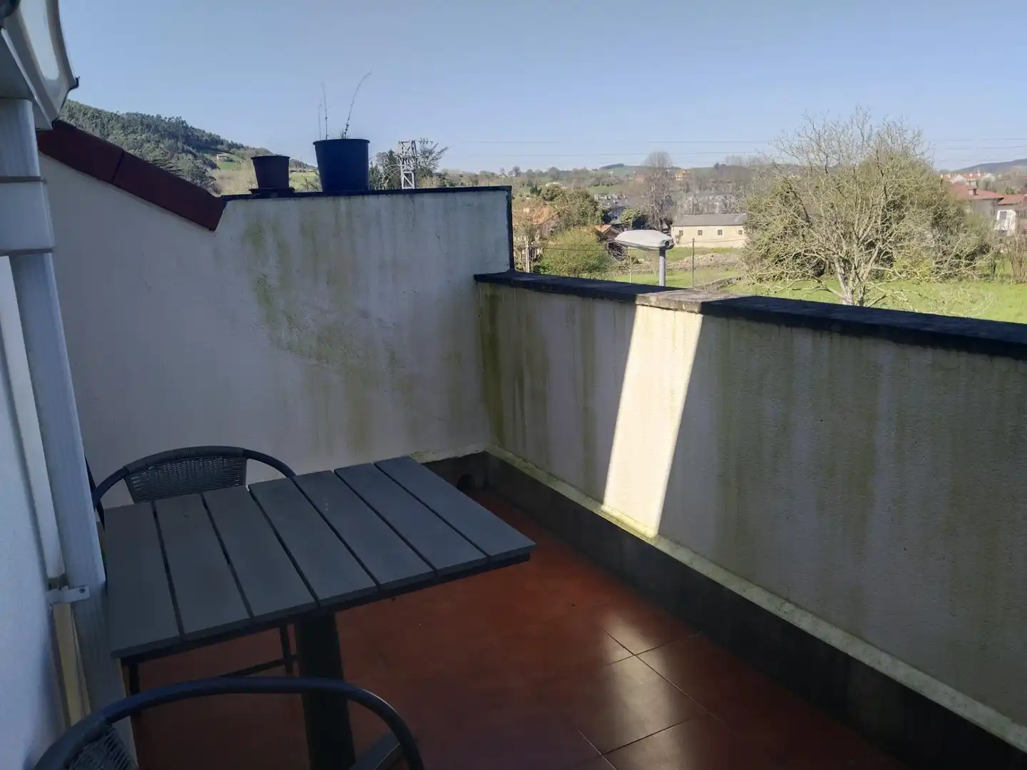 Terraza de Apartamento de alquiler en Castañeda con Parquet