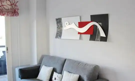 Living room of Apartments for rent in Villajoyosa / La Vila Joiosa  with Air Conditioner, Heating and Terrace