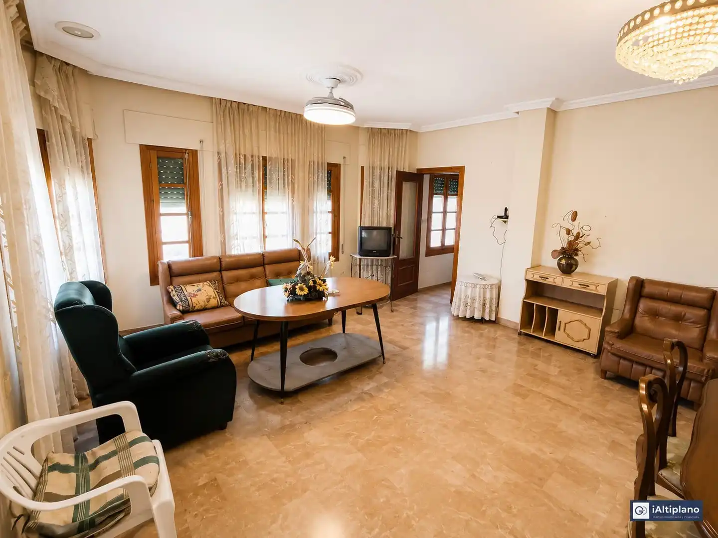 Living room of Houses for sale in Baza  with Heating, Private garden and Terrace