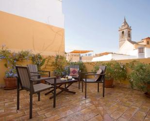 Terrace of Flat to rent in  Sevilla Capital  with Air Conditioner, Private garden and Furnished
