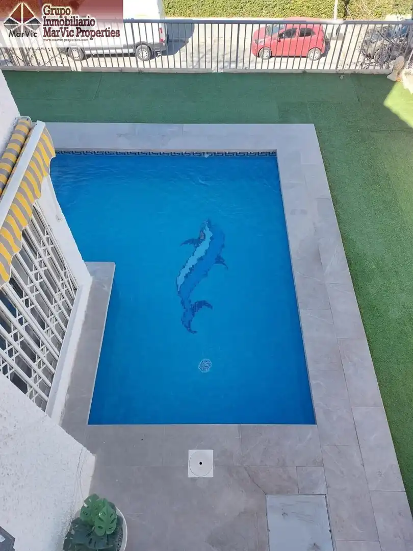 Piscina de Casa o xalet en venda en Benidorm amb Terrassa, Piscina i Moblat