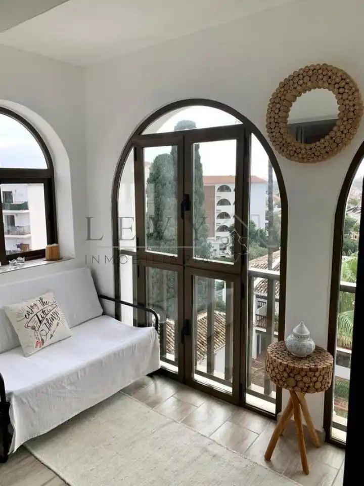 Terrasse von Wohnung zur Miete in Fuengirola mit Heizung, Terrasse und Möbliert