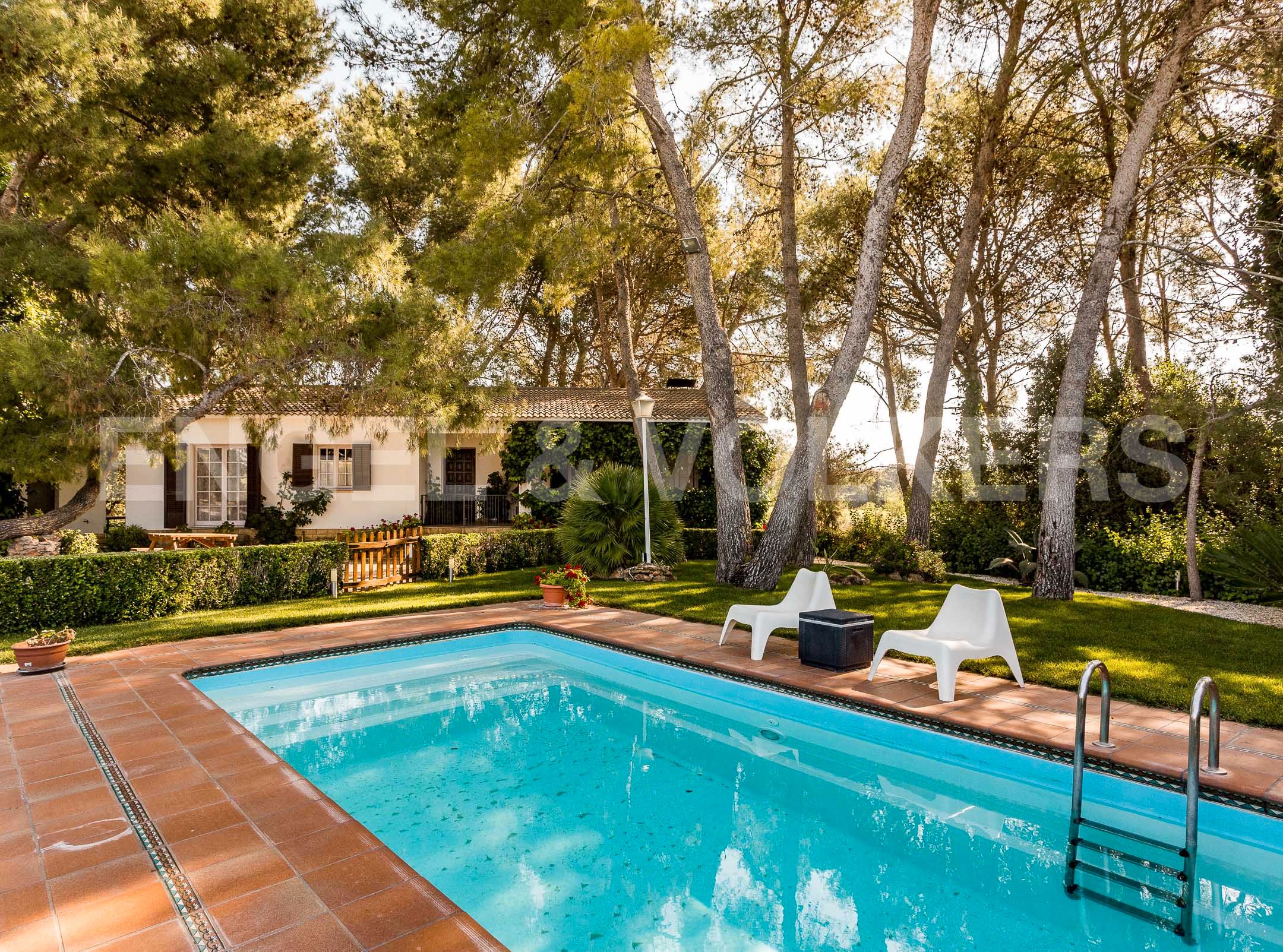 Garden of Country house for sale in Castellví de la Marca  with Heating, Private garden and Terrace