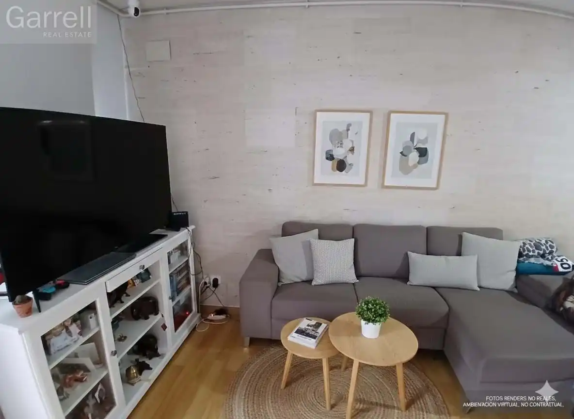 Wohnzimmer von Wohnung zum Verkauf in Terrassa mit Terrasse und Balkon