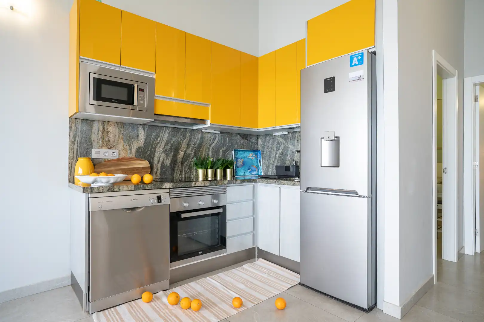 Kitchen of Flat for sale in San Cristóbal de la Laguna  with Terrace, Furnished and Community pool