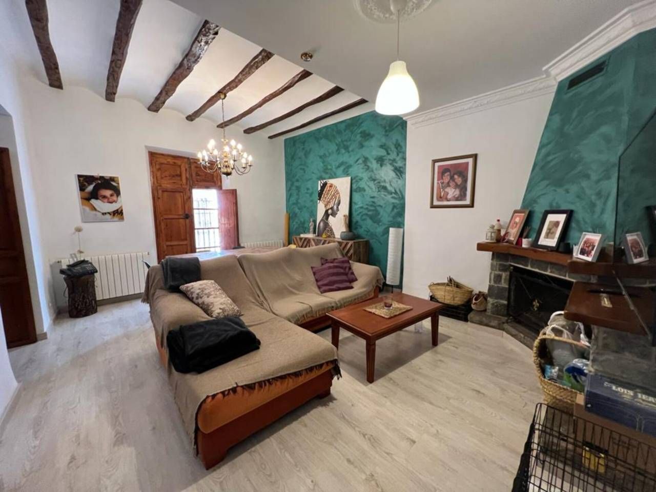 Sala de estar de Casa o chalet en venta en Penàguila con Aire acondicionado, Calefacción y Terraza