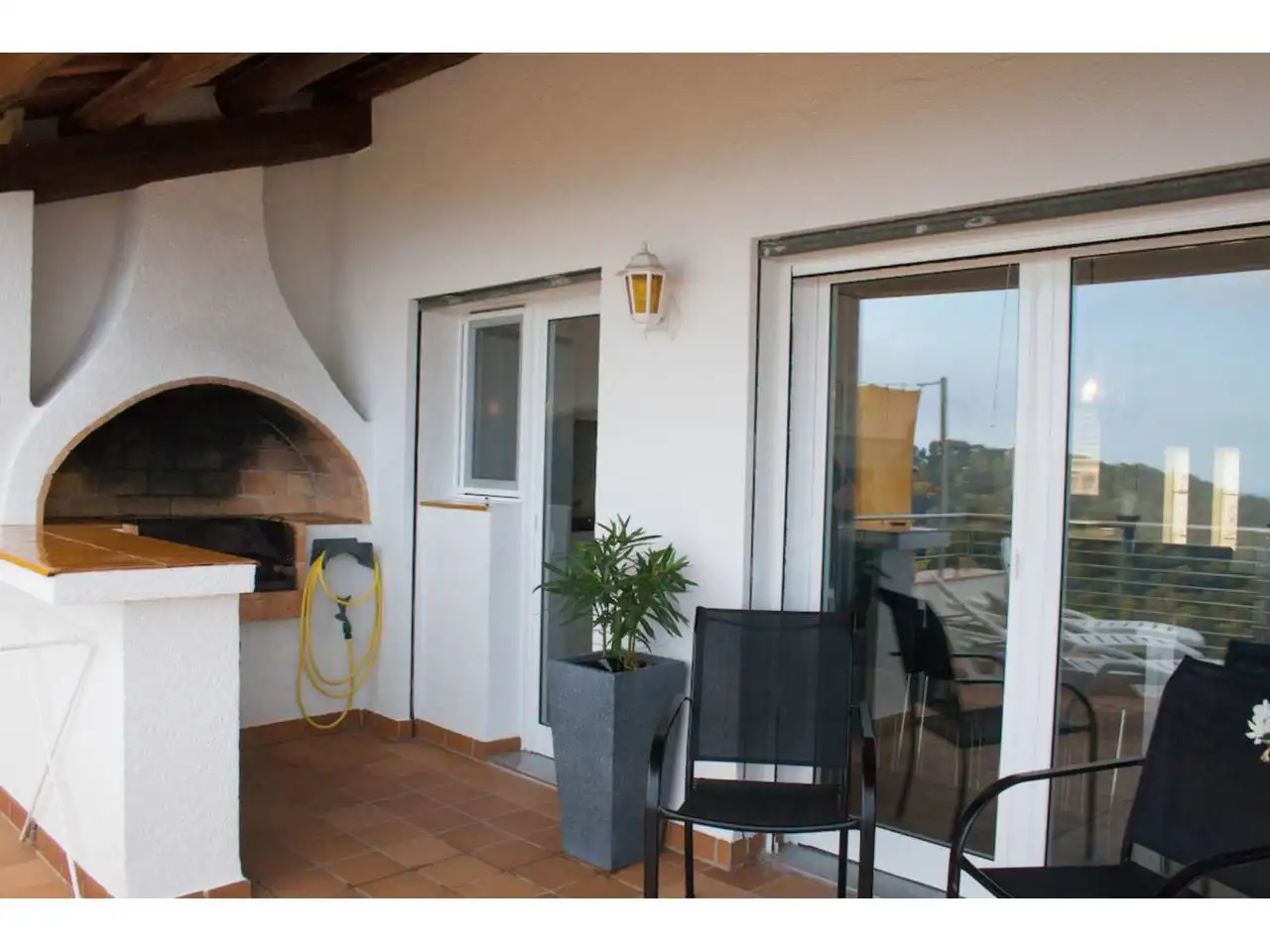 Terrassa de Casa o xalet en venda en Blanes amb Aire condicionat, Calefacció i Jardí privat