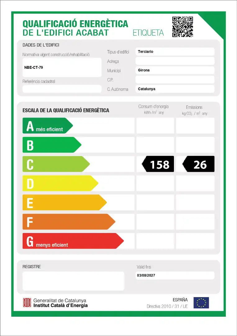 Garten von Büro zur Miete in Girona mit Klimaanlage, Heizung und Terrasse