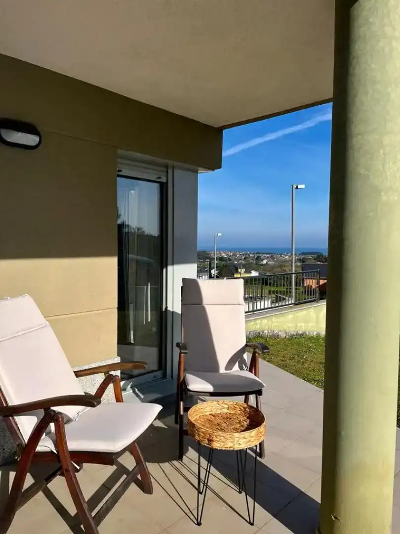 Terrace of Flat for rent in Barreiros, Lugo
