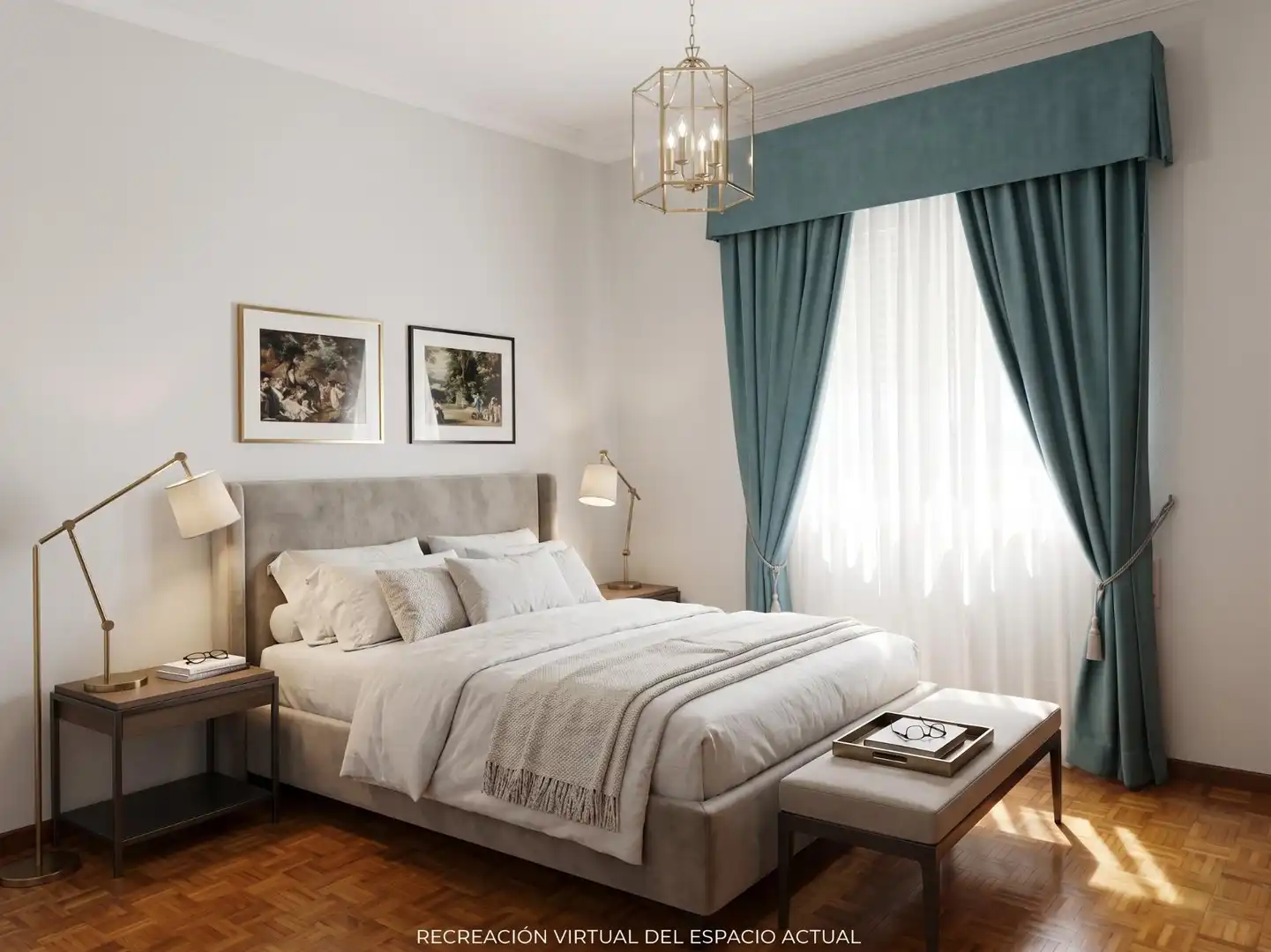 Bedroom of Houses for sale in Ourense Capital   with Air Conditioner, Heating and Private garden