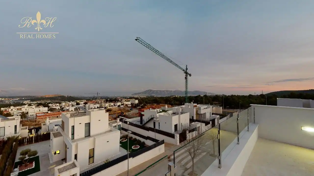 Vista exterior de Casa o chalet en venta en Polop con Aire acondicionado, Calefacción y Trastero