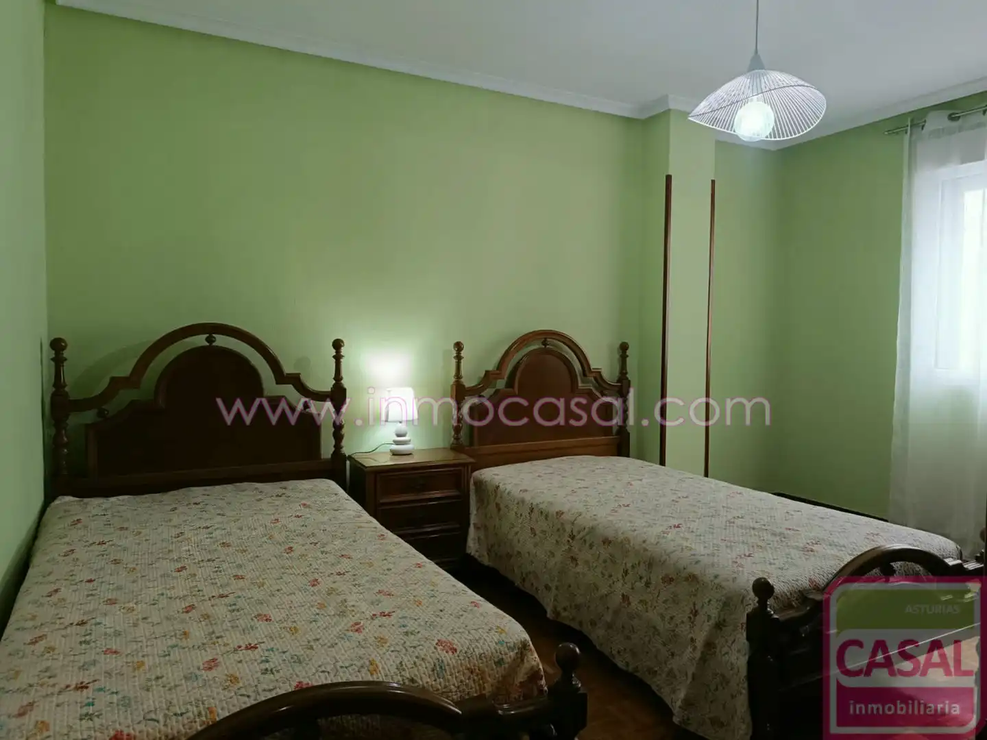 Bedroom of Flat for rent in Aller  with Heating, Terrace and Storage room