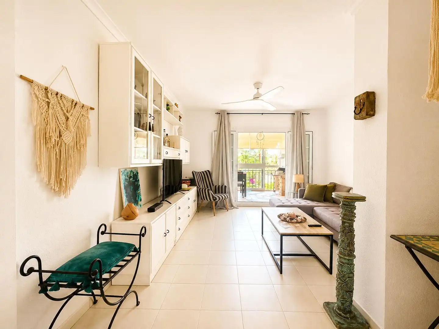 Living room of Apartments for rent in Jávea / Xàbia  with Air Conditioner, Heating and Terrace