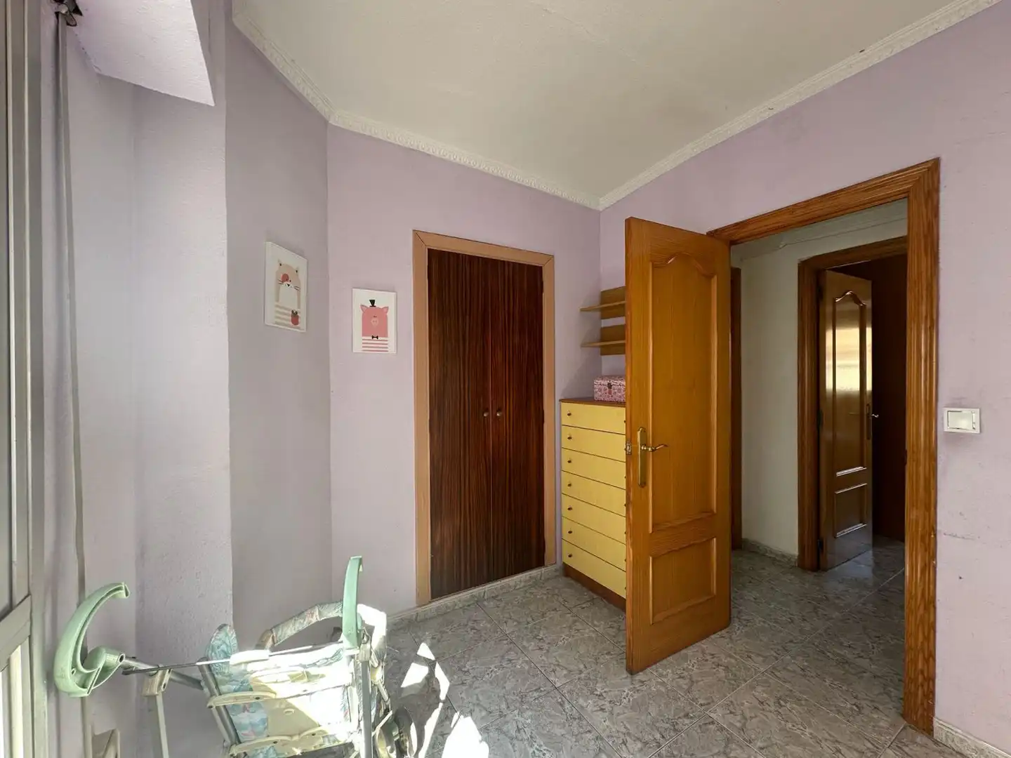 Bedroom of Flat for sale in Torrent  with Air Conditioner and Balcony