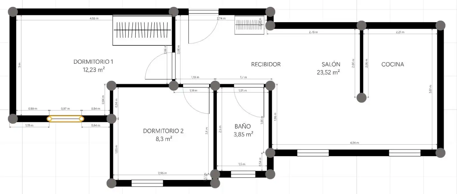 Attic for rent in Madrid  with Air Conditioner, Heating and Furnished