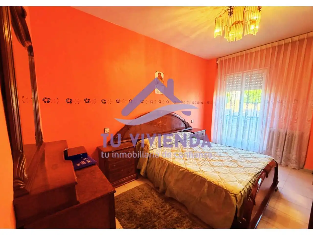 Bedroom of Flat for rent in Saldaña  with Heating and Furnished