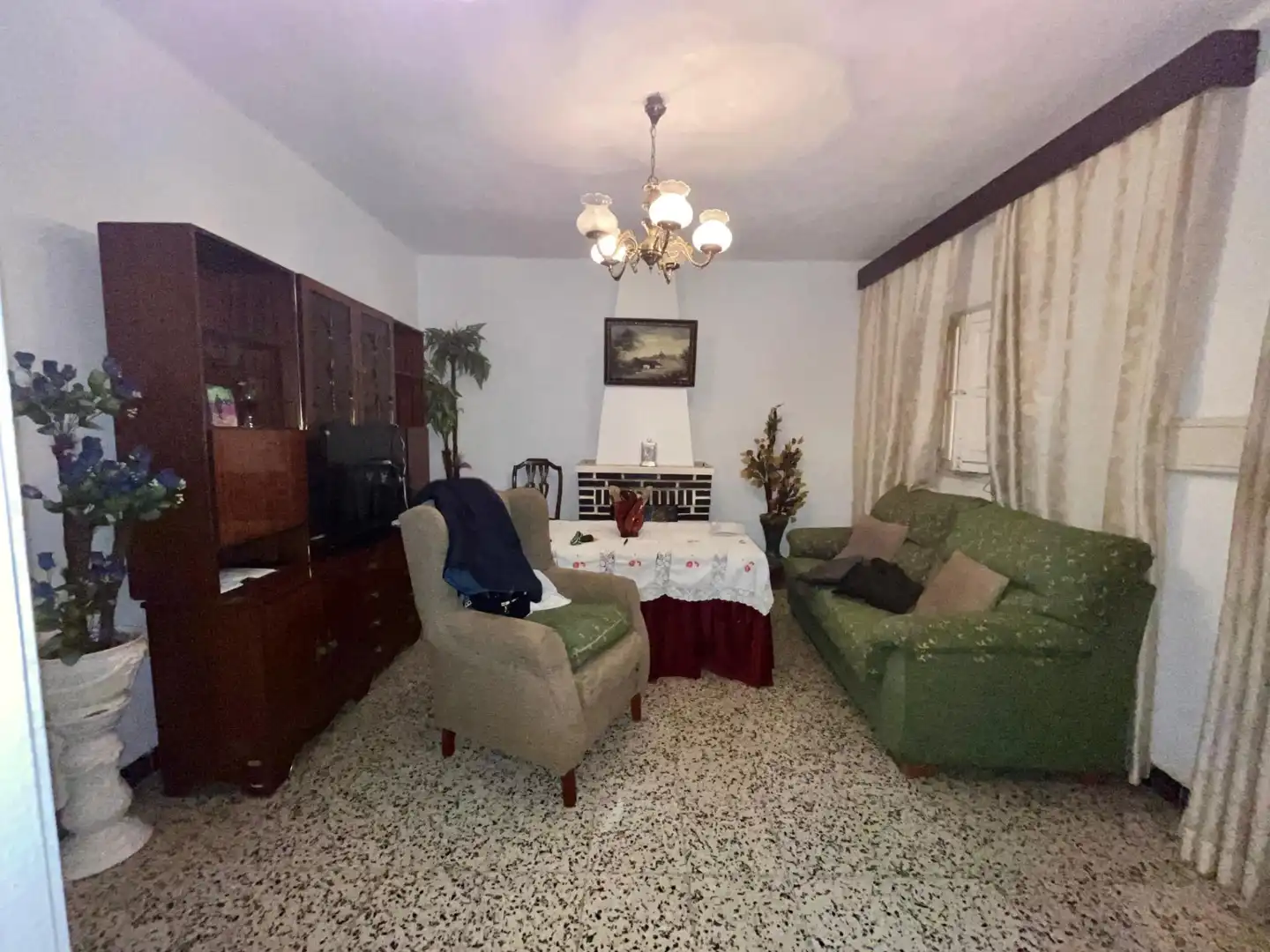 Sala d'estar de Casa adosada en venda en Alhaurín El Grande amb Jardí privat, Terrassa i Piscina