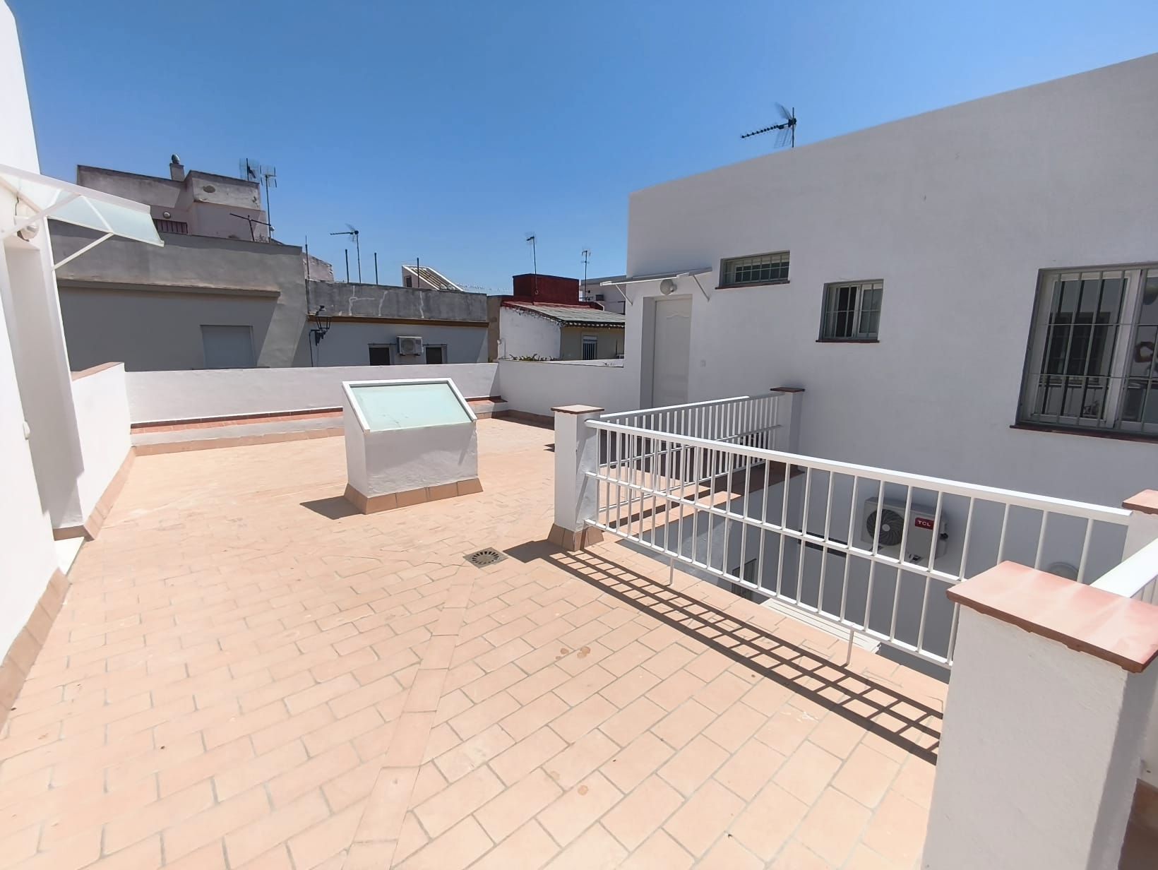 Terrace of Flat to rent in El Puerto de Santa María  with Air Conditioner, Heating and Furnished