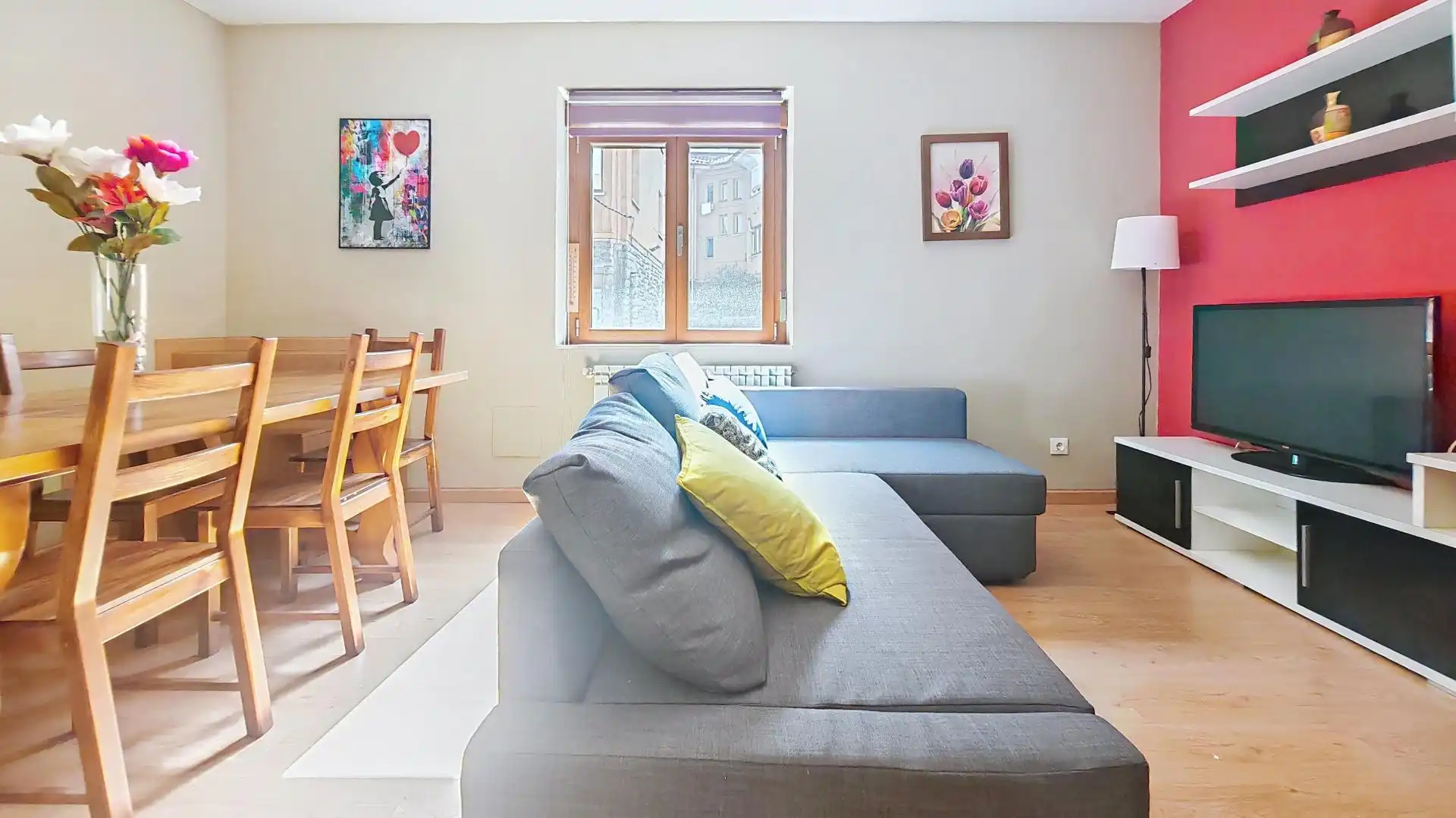 Sala de estar de Piso en venta en Gijón 