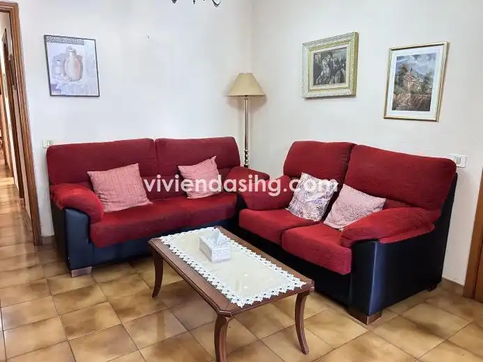 Sala de estar de Piso en venta en Los Realejos con Amueblado y Balcón