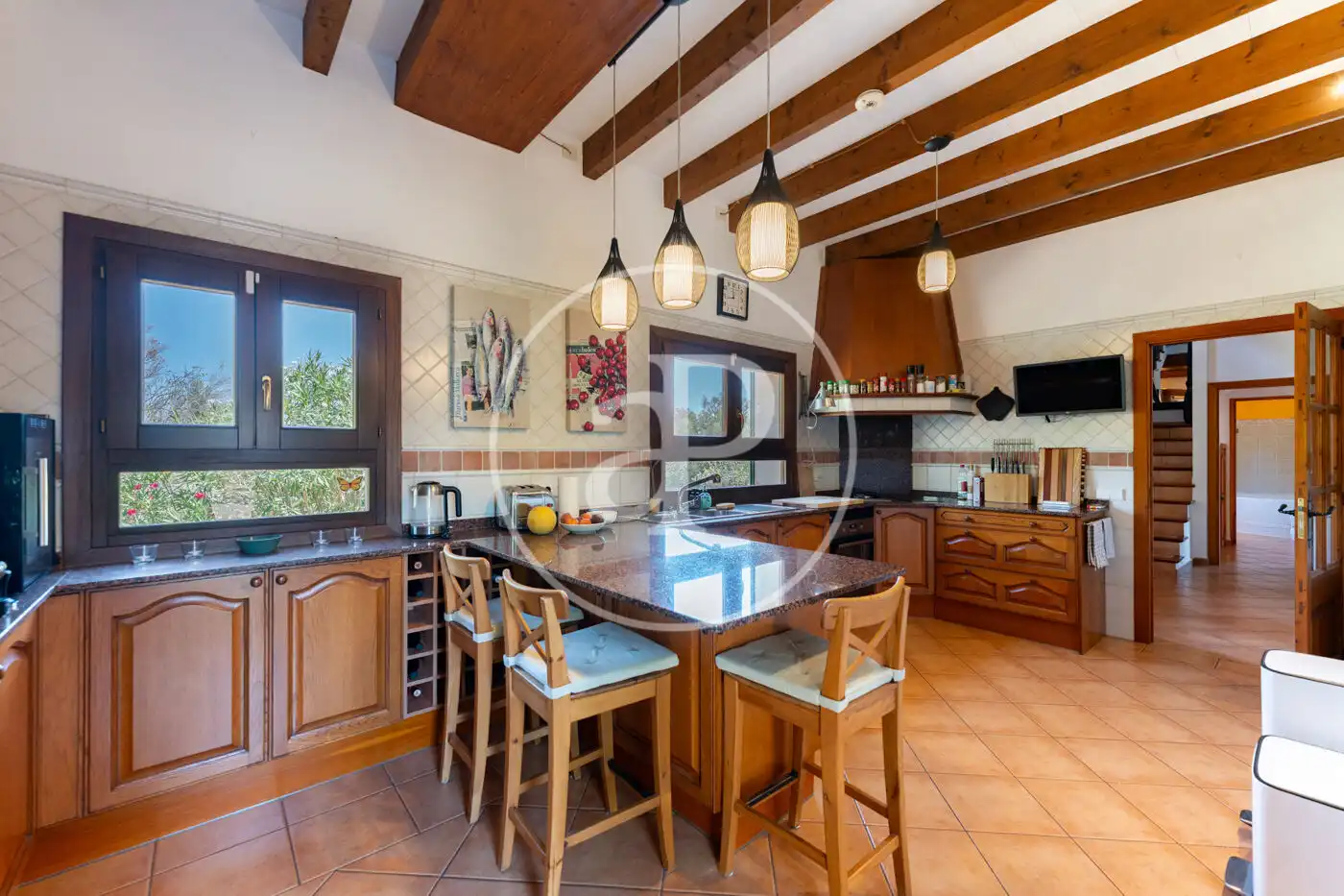 Kitchen of Houses for sale in Algaida  with Air Conditioner, Heating and Private garden