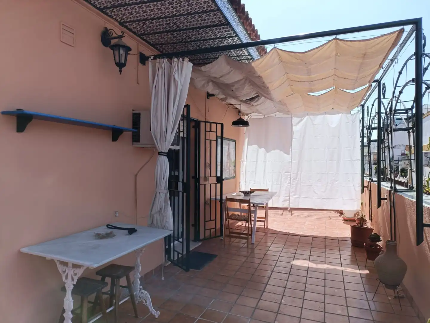 Terrasse von Dachboden zur Miete in Sevilla mit Klimaanlage, Heizung und Terrasse