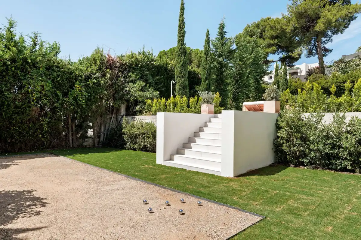 Jardí de Casa o xalet en venda en Estepona amb Aire condicionat, Jardí privat i Terrassa