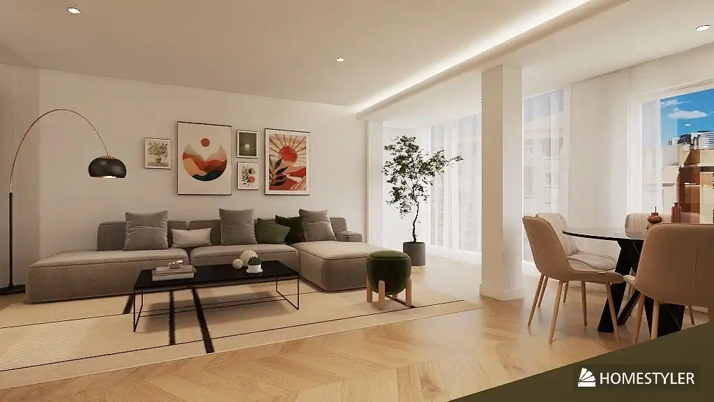 Sala de estar de Piso en venta en Málaga Capital con Terraza