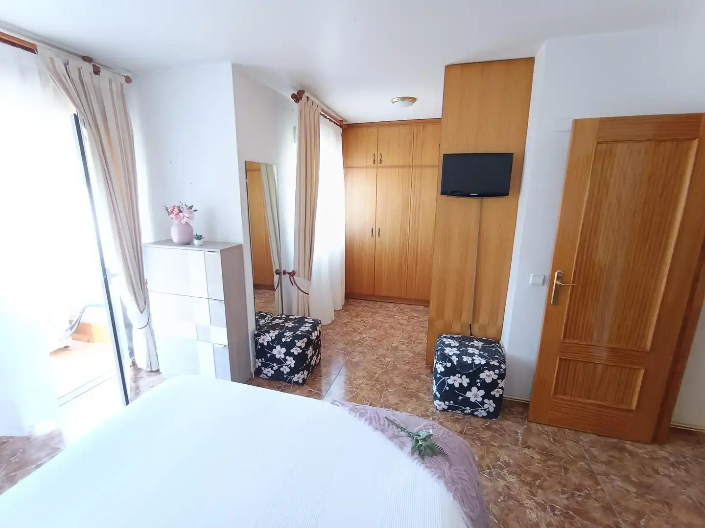 Schlafzimmer von Einfamilien-Reihenhaus zum Verkauf in Ulea mit Klimaanlage, Heizung und Terrasse