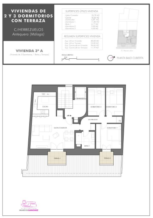 Flat for sale in Antequera  with Terrace and Storage room