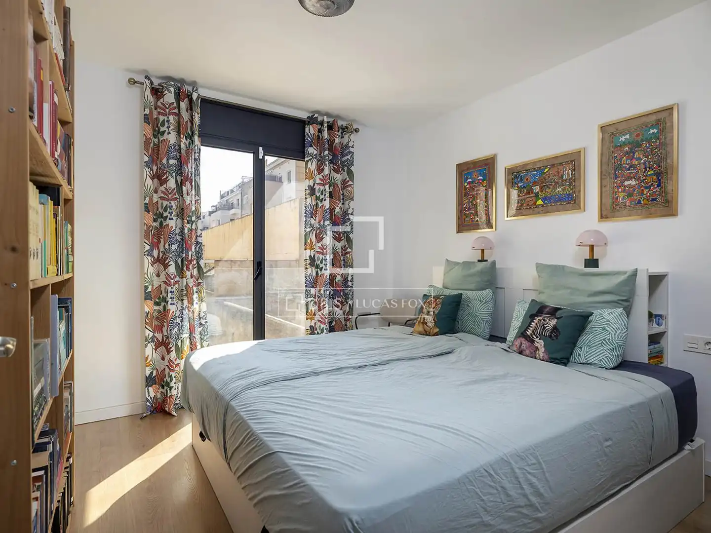 Schlafzimmer von Wohnung zum Verkauf in Barcelona mit Klimaanlage, Heizung und Terrasse