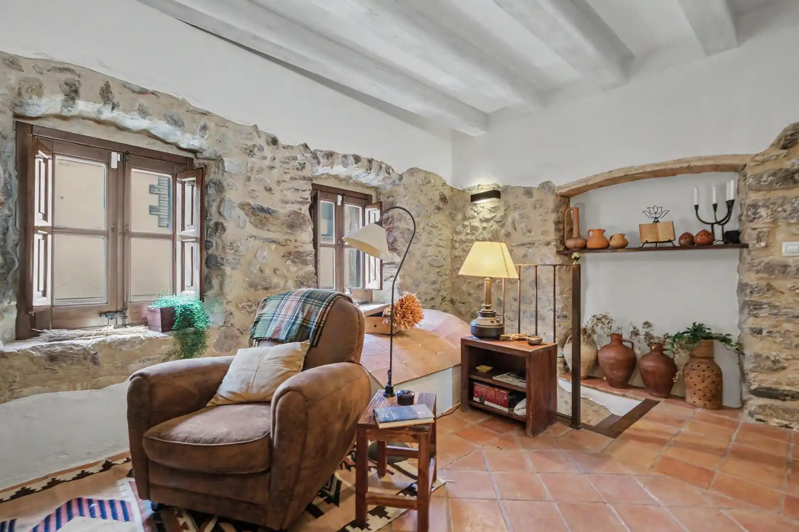 Sala d'estar de Casa o xalet en venda en Boadella i les Escaules