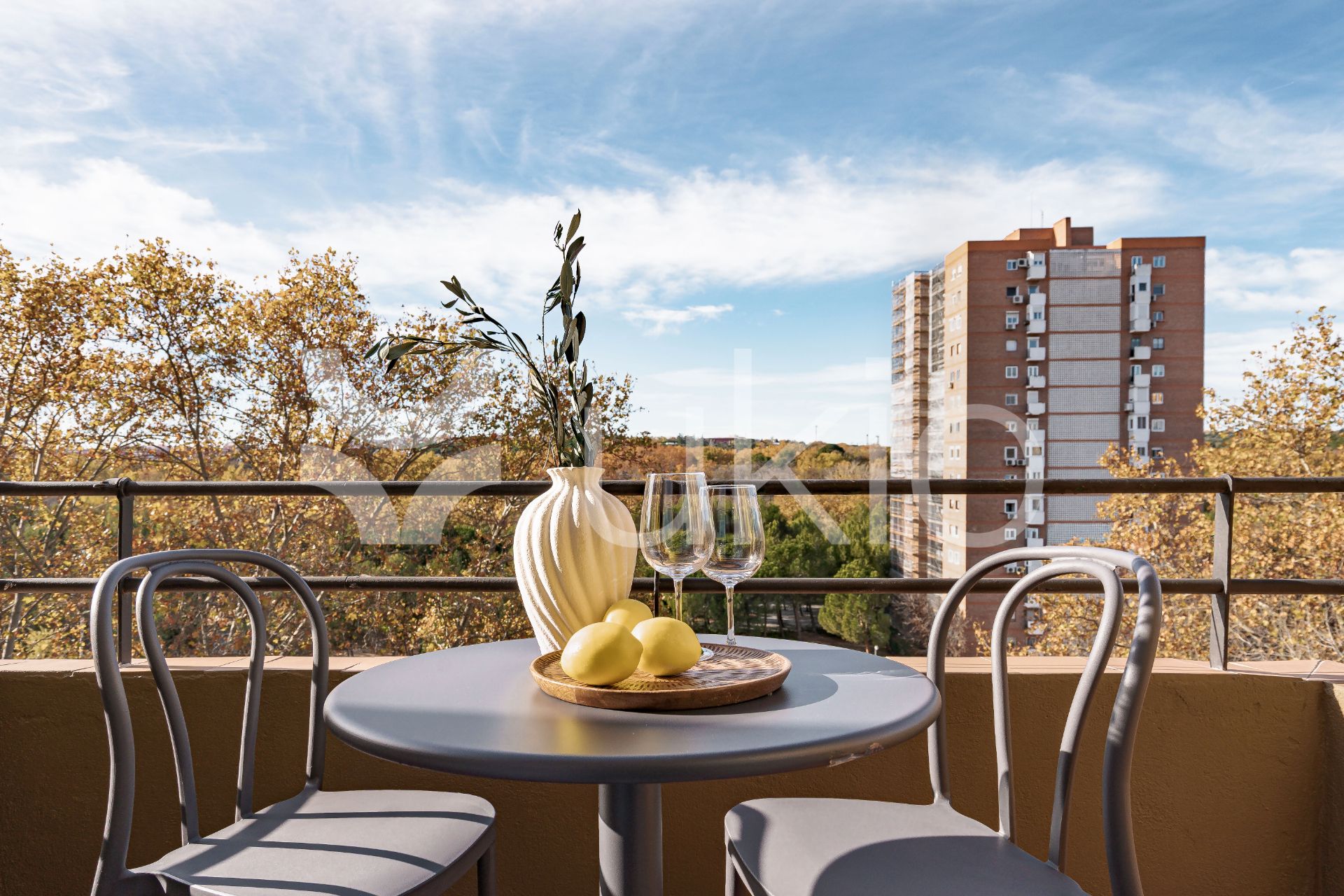 Terrassa de Apartament de lloguer en  Madrid Capital amb Aire condicionat, Calefacció i Terrassa
