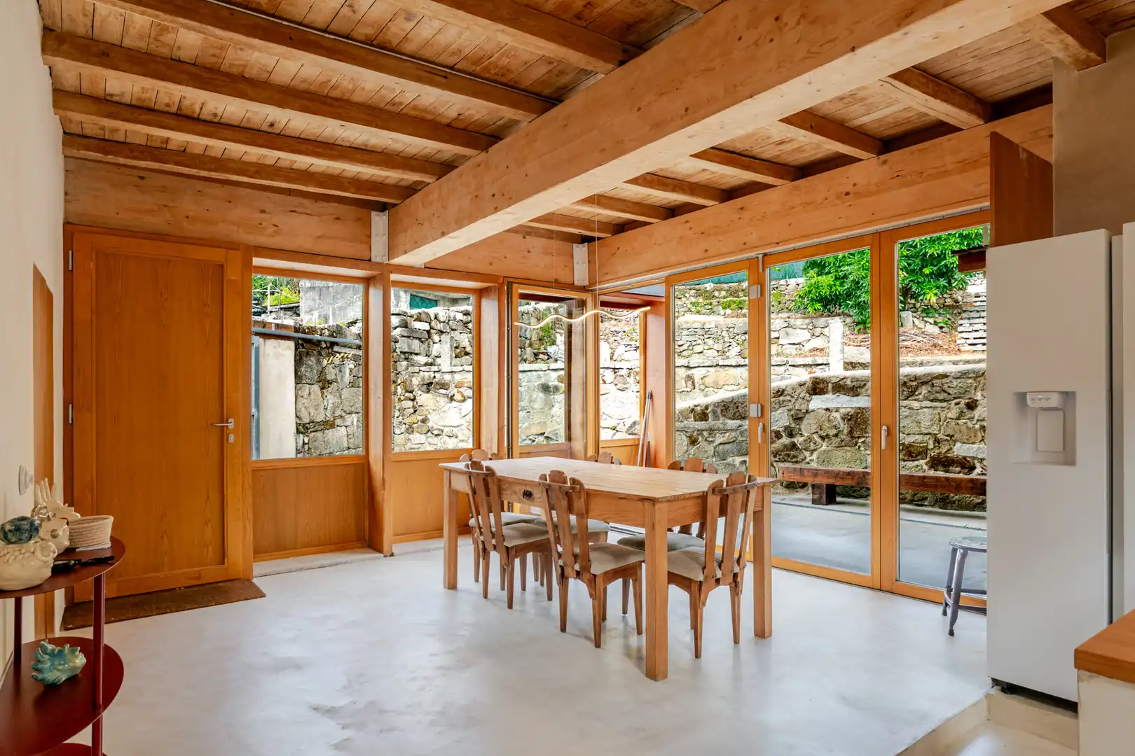 Dining room of Country homes for sale in Poio  with Swimming Pool and Furnished