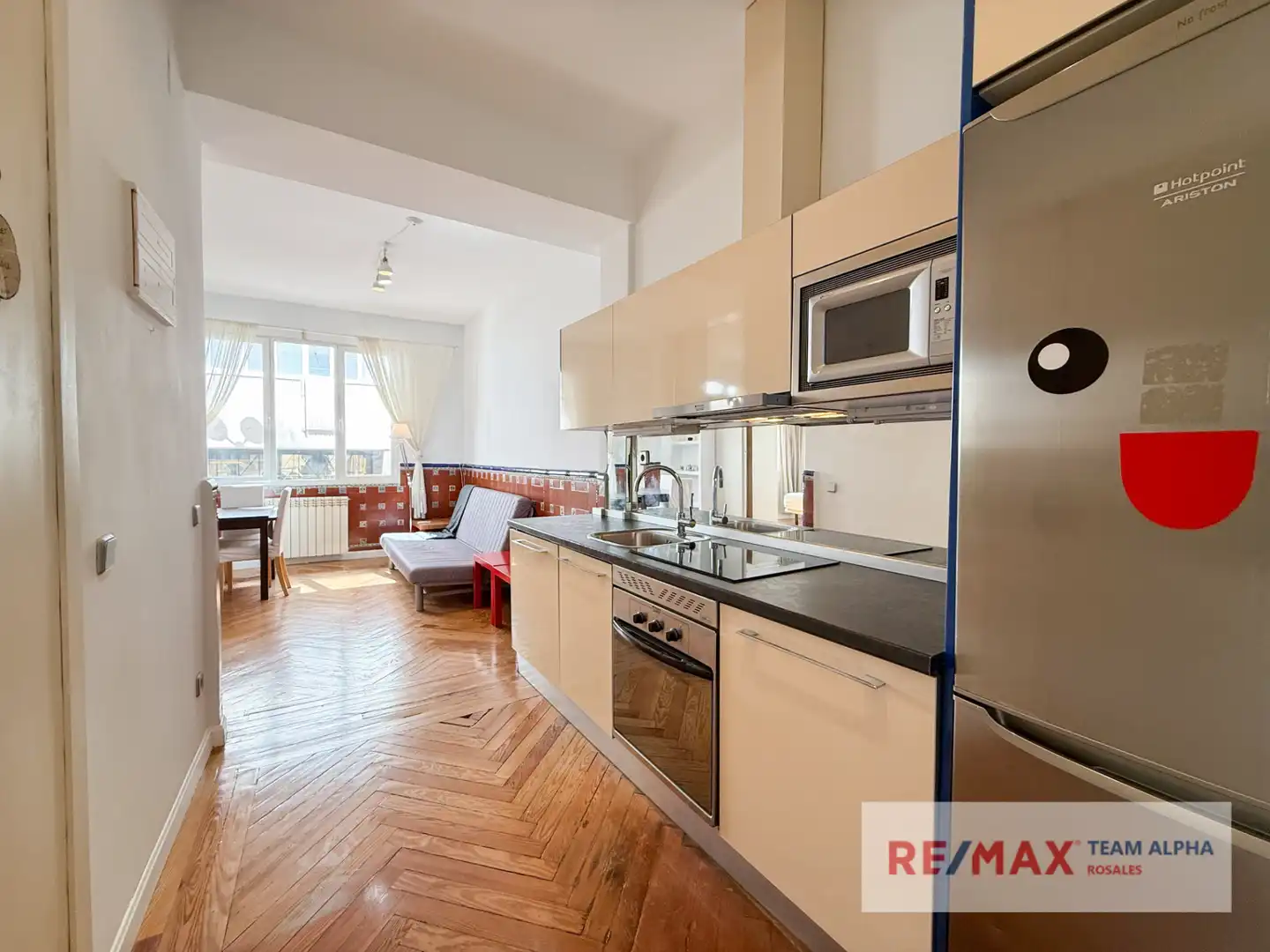 Cocina de Piso de alquiler en Madrid con Aire acondicionado, Calefacción y Parquet