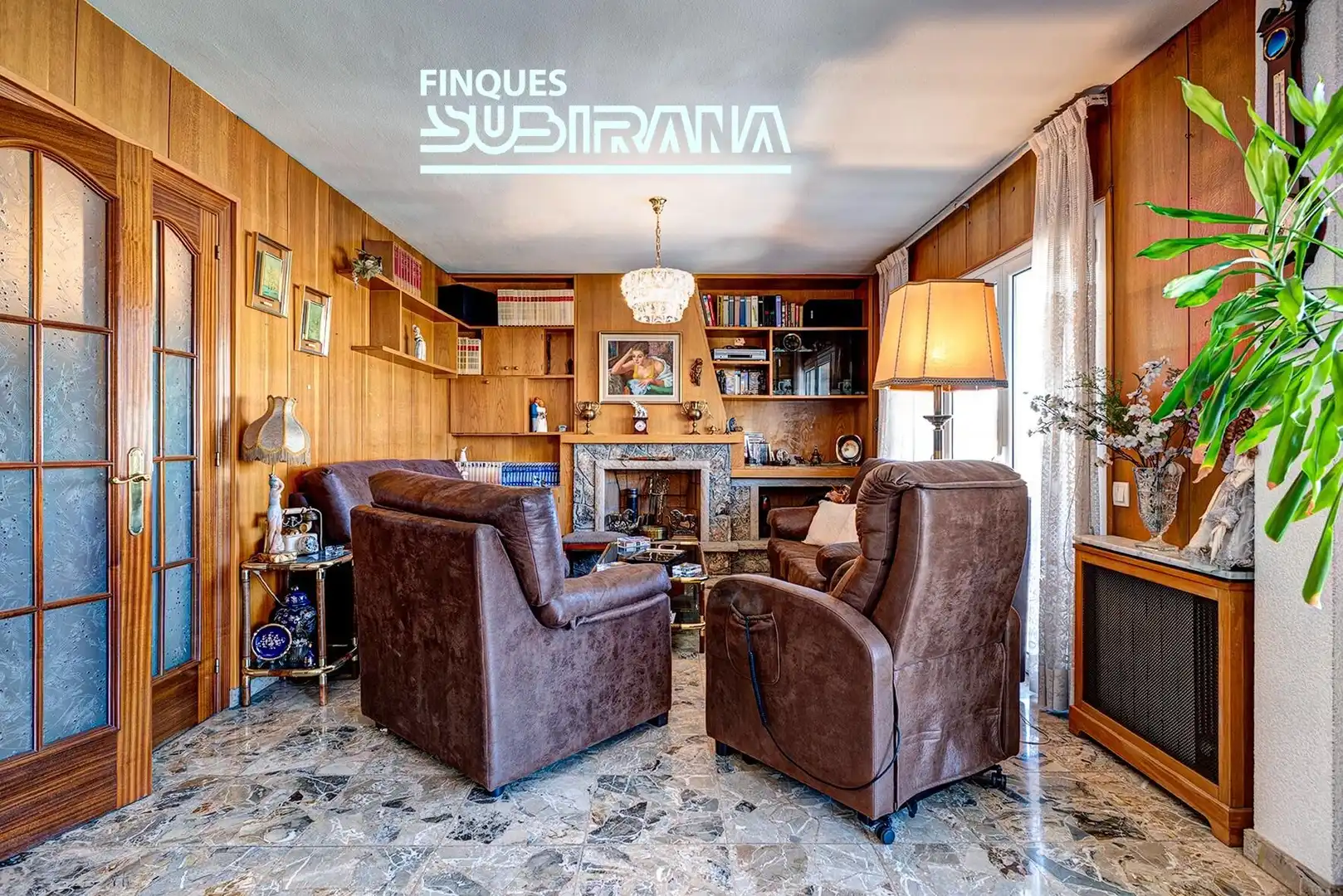 Sala de estar de Piso en venta en Igualada con Calefacción, Trastero y Balcón