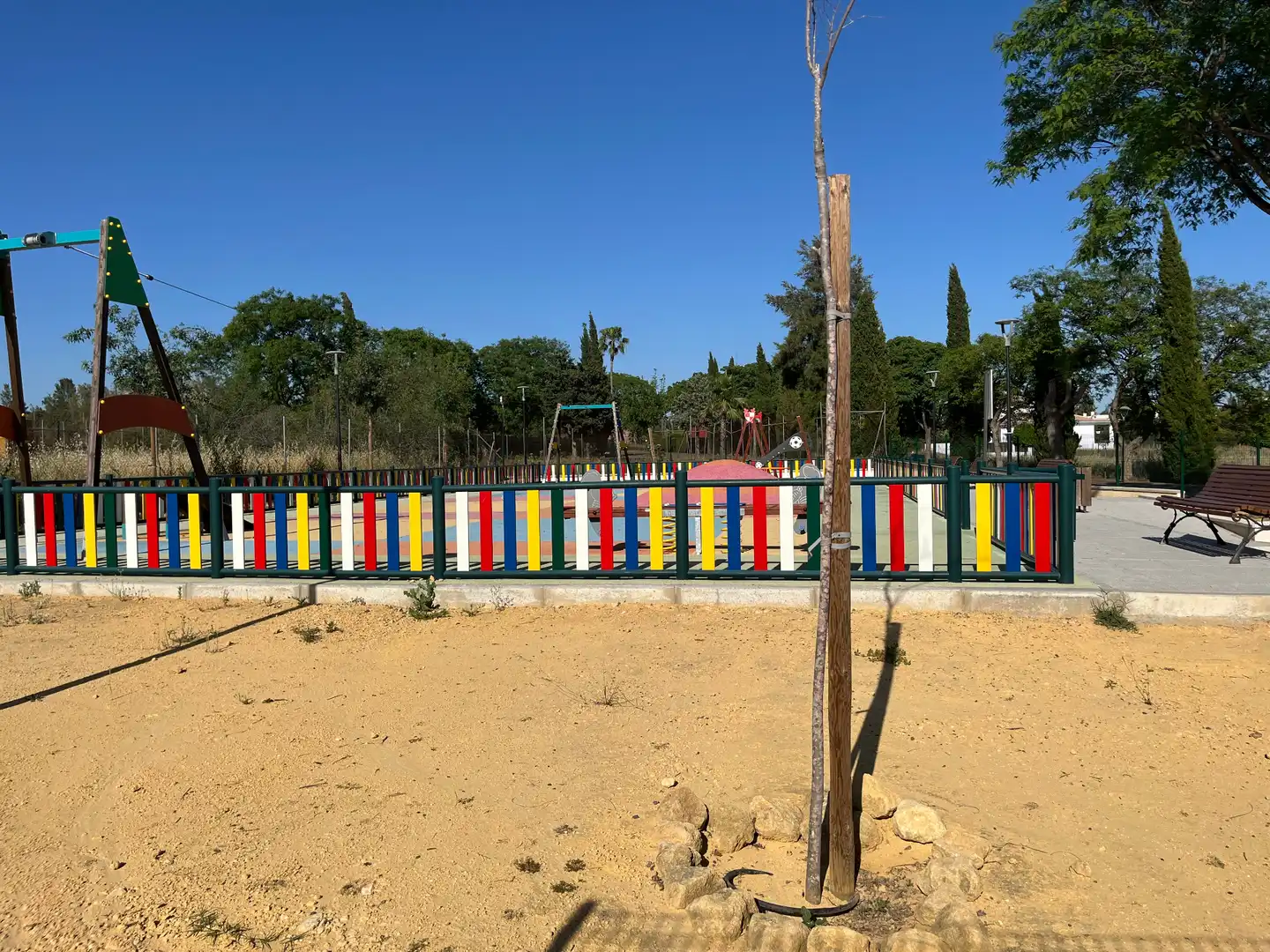 Jardín de Casa o chalet en venta en Aznalcázar con Aire acondicionado, Calefacción y Jardín privado