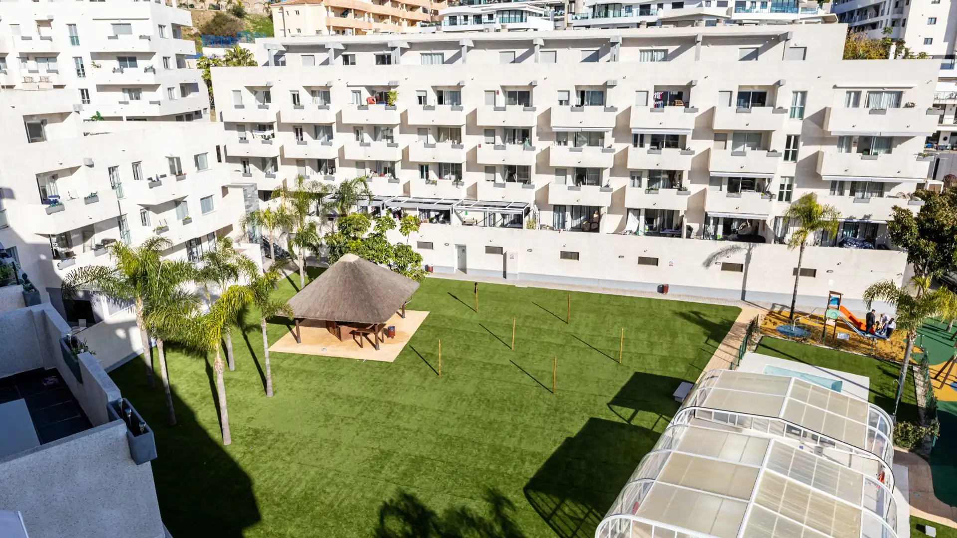 Terrasse von Dachboden zum Verkauf in Mijas mit Klimaanlage, Heizung und Terrasse