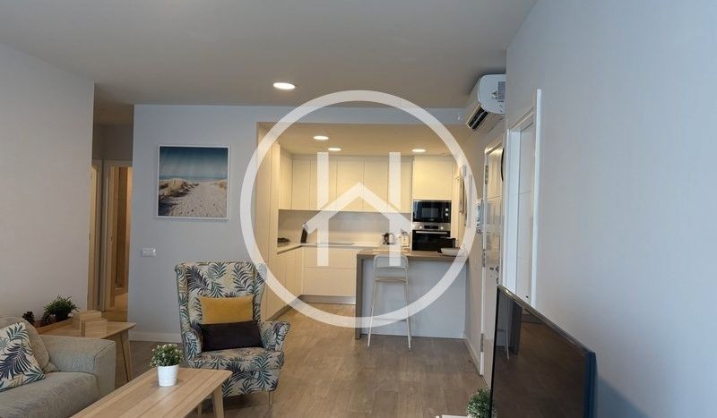 Cuina de Apartament de lloguer en  Santa Cruz de Tenerife Capital amb Aire condicionat, Traster i Moblat