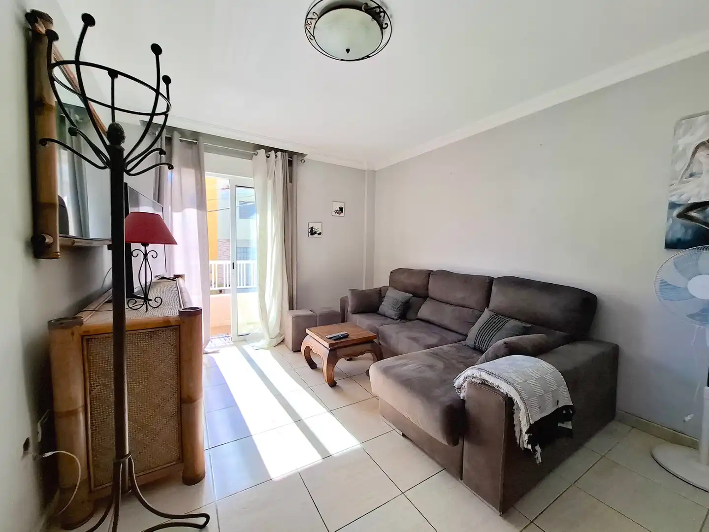 Sala de estar de Piso en venta en Los Realejos con Terraza y Amueblado
