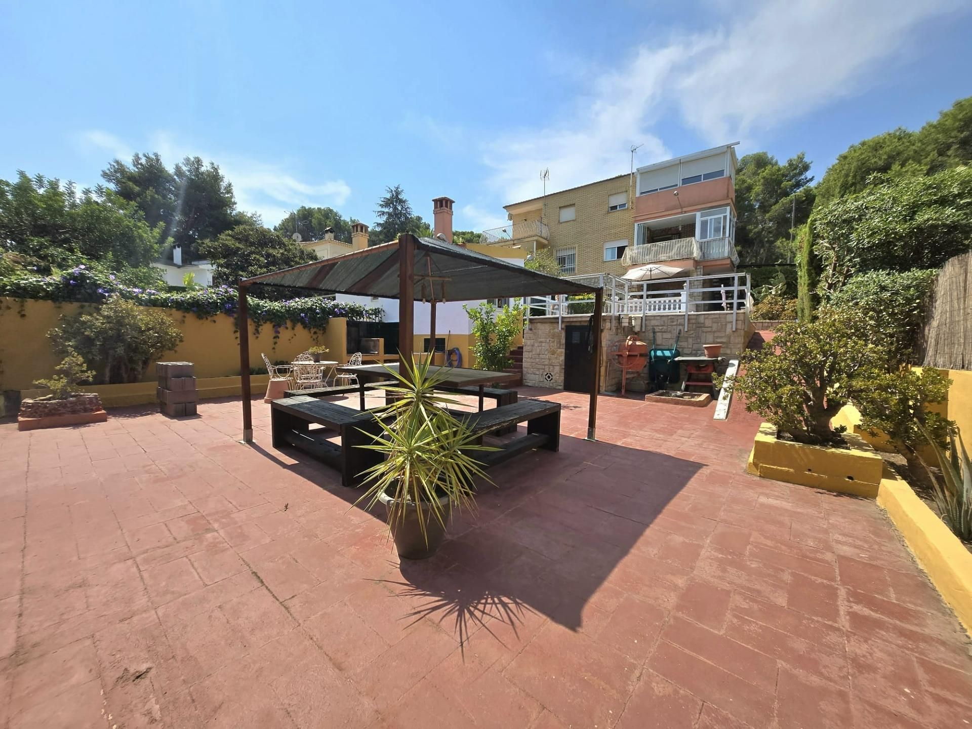 Terrace of Single-family semi-detached for sale in Torrent  with Air Conditioner, Heating and Private garden