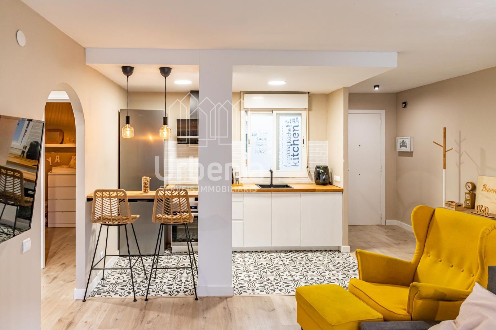 Kitchen of Flat for sale in Sant Iscle de Vallalta  with Heating, Terrace and Storage room