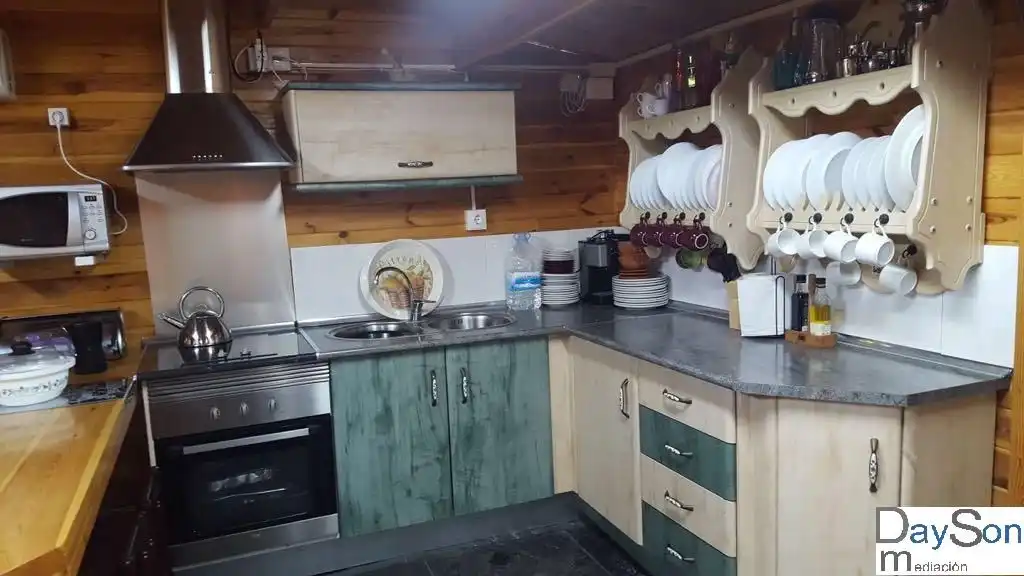 Kitchen of Houses for sale in Alcalá la Real  with Air Conditioner, Private garden and Terrace