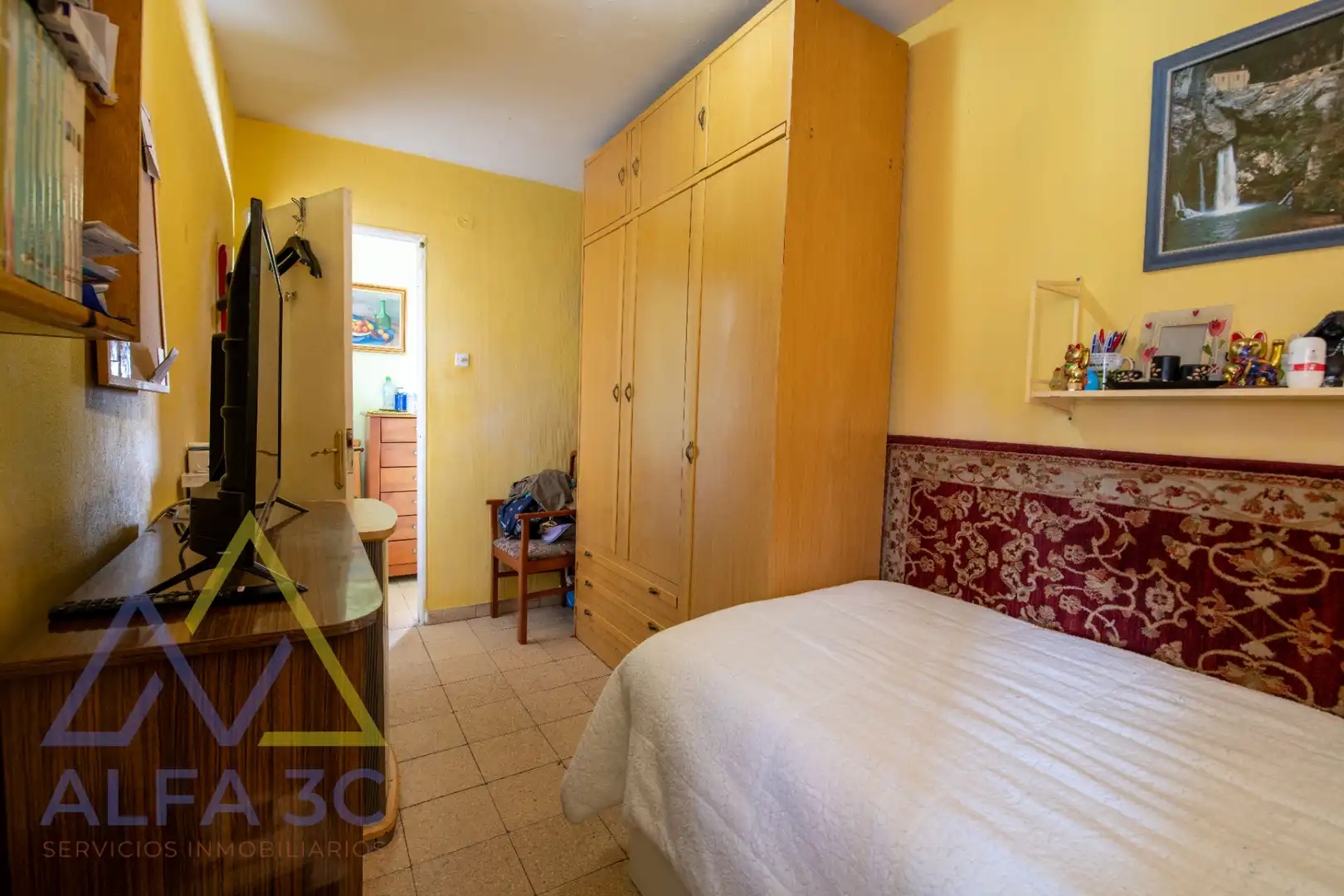 Bedroom of Flat for sale in Madrid  with Terrace