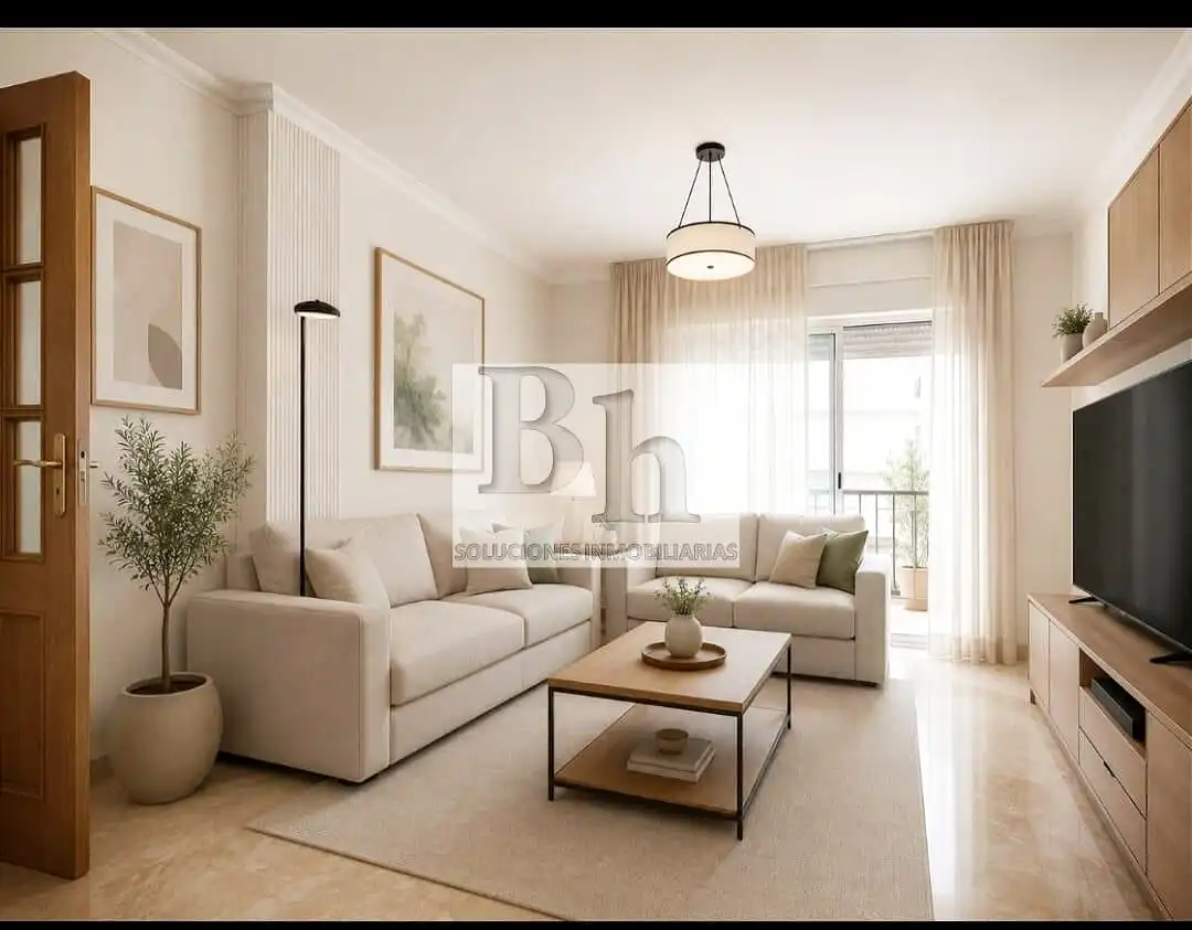 Sala de estar de Piso en venta en Málaga con Aire acondicionado, Jardín privado y Terraza