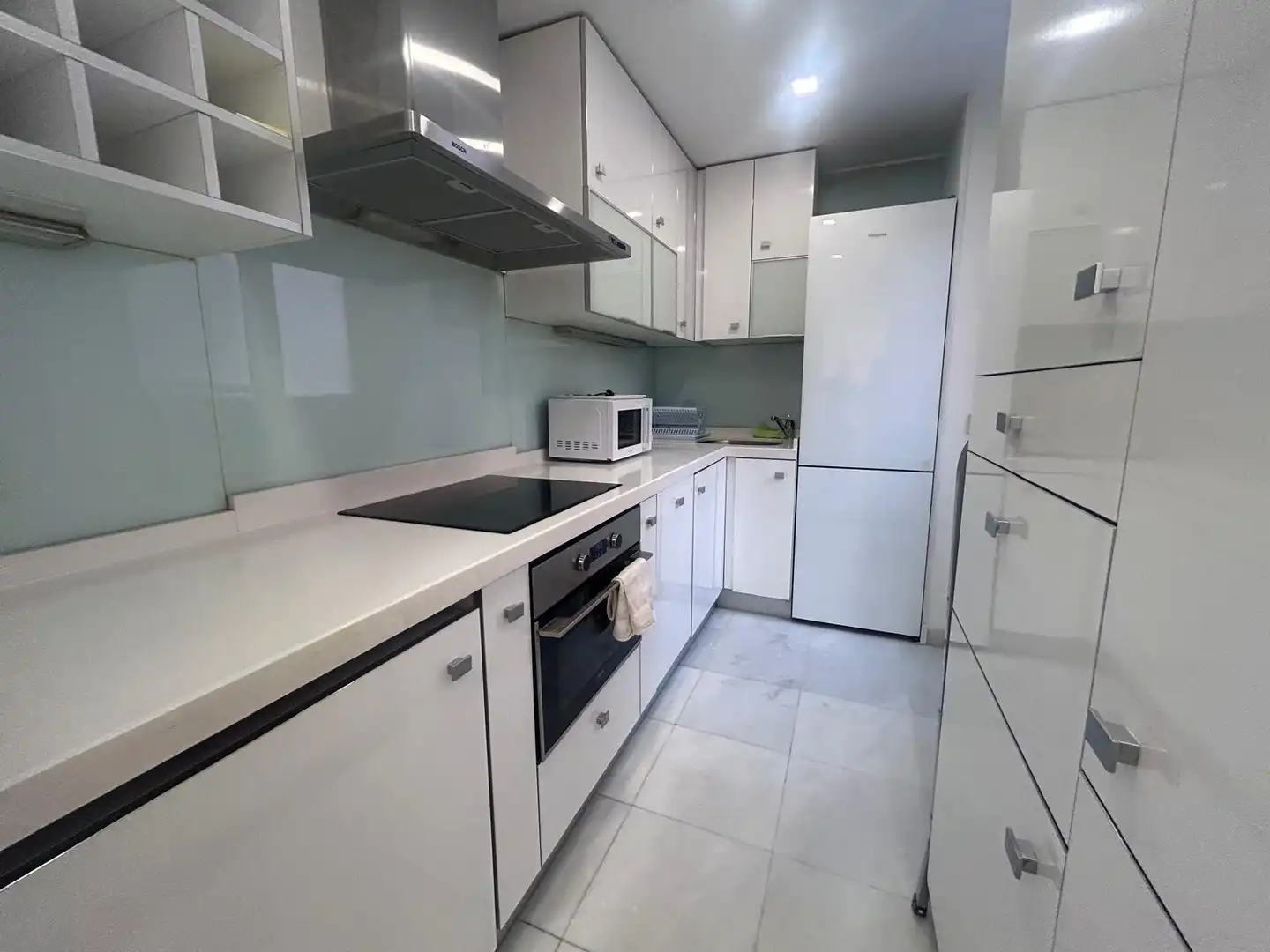 Cocina de Piso de alquiler en Madrid con Aire acondicionado, Calefacción y Parquet
