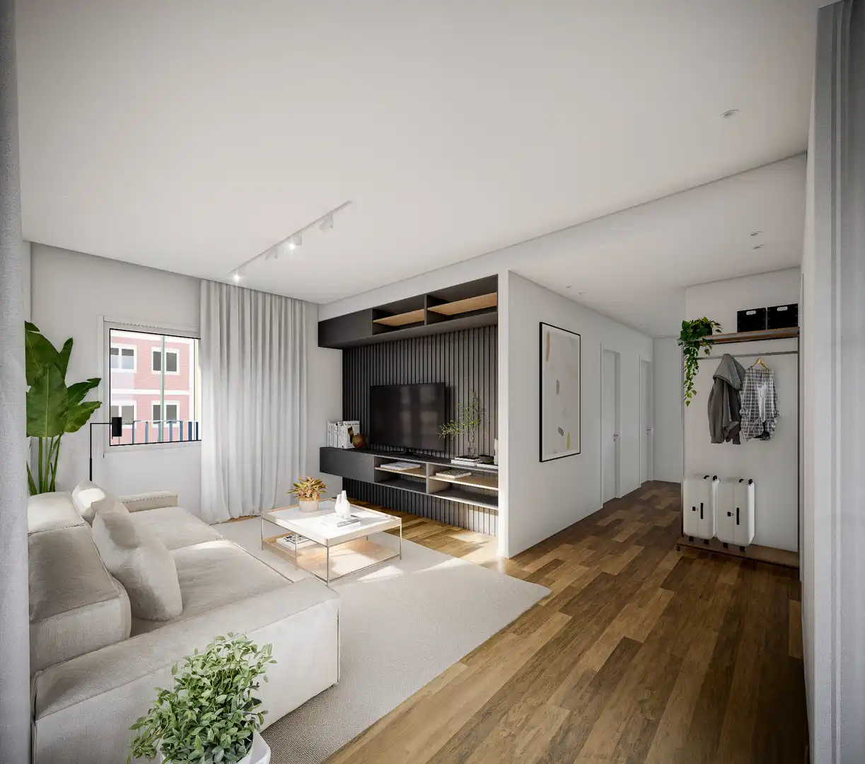 Living room of Apartments for sale in Burgos  with Heating, Parquet flooring and Terrace