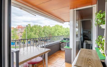 Balcony of Flat for sale in Girona Capital
