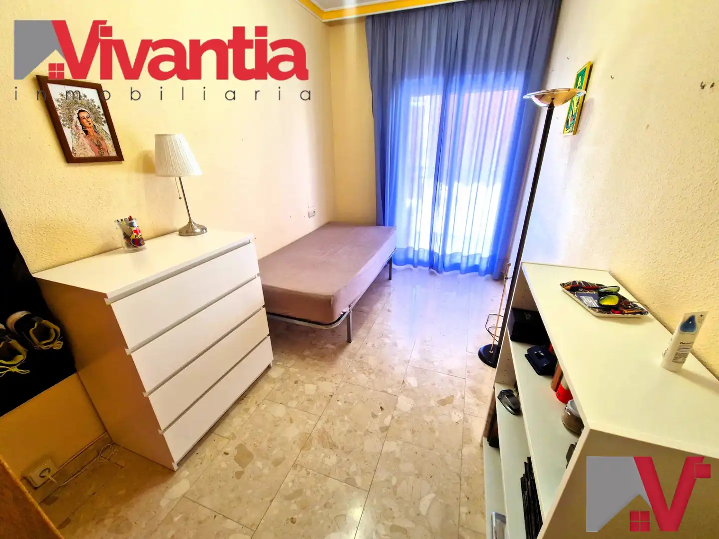 Bedroom of Flat for sale in Lorca  with Air Conditioner, Heating and Terrace