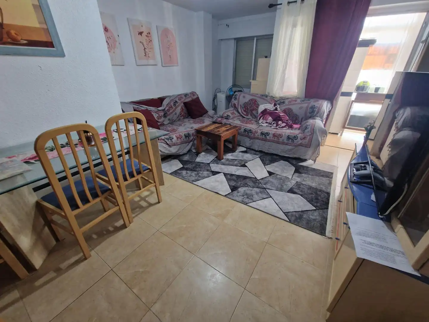 Wohnzimmer von Wohnung zum Verkauf in Águilas mit Möbliert und Balkon